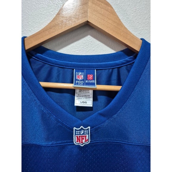 NFL‎ Indianapolis Colts Pro Line Jersey Football Blue Womens Size L/G - Picture 2 of 5